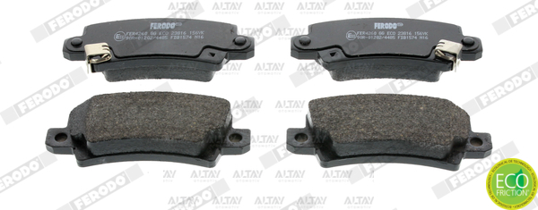 Toyota Corolla Arka Fren Balatası 2002-2006